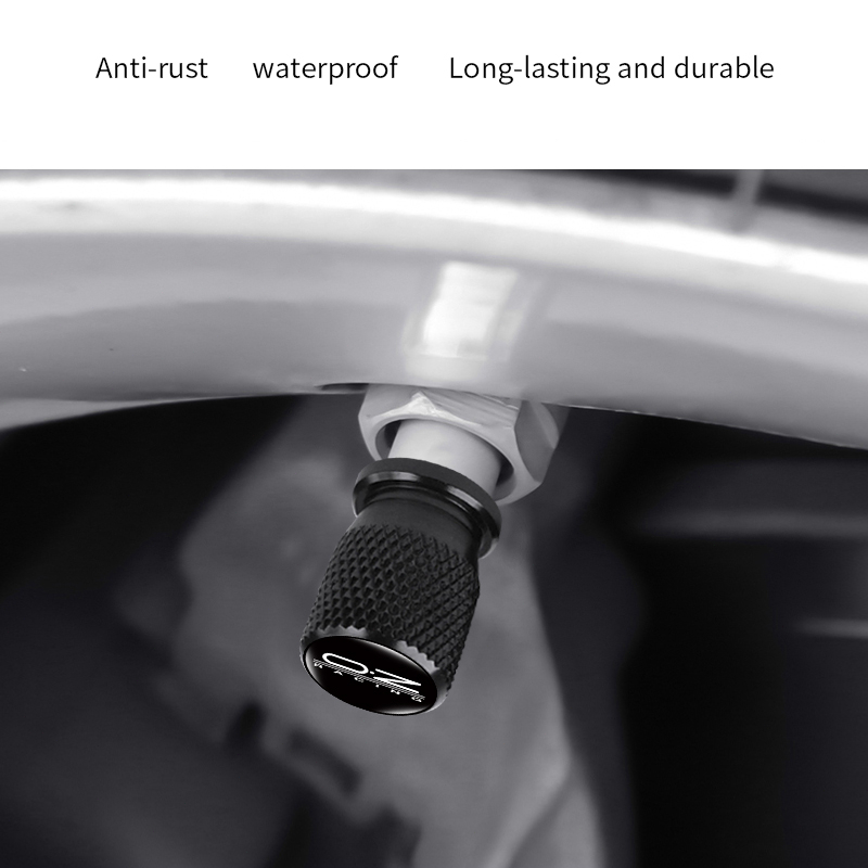 Bộ 4 Cái Nắp Van Xe Hơi Bằng Nhôm Chống Bụi In Logo OZ