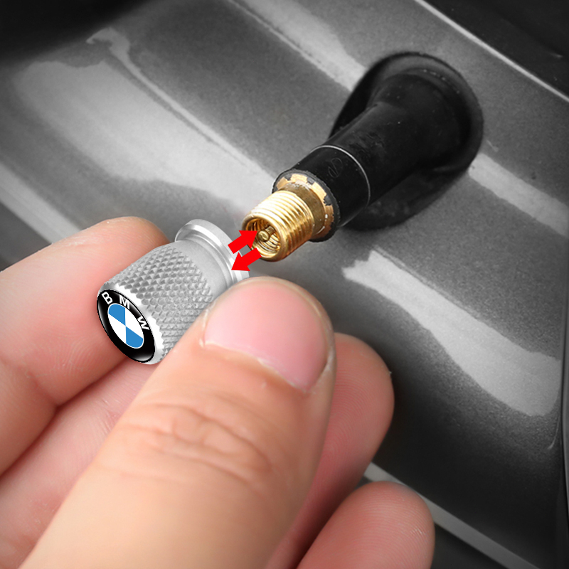 Set 4 Nắp Van Hơi Chống Rò Rỉ Cao Cấp Cho BMW E61 E90 E82 E70 E71 E87 E88 E89 X5 X6