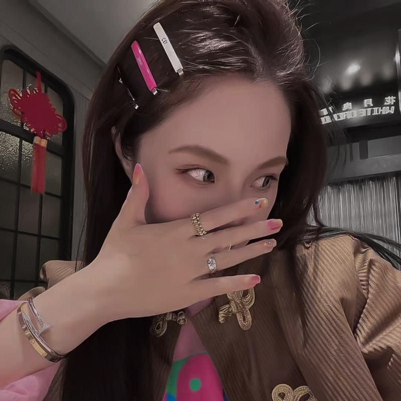 Set 3 Kẹp Tóc Màu Hồng Macaron Xinh Xắn Cho Nữ