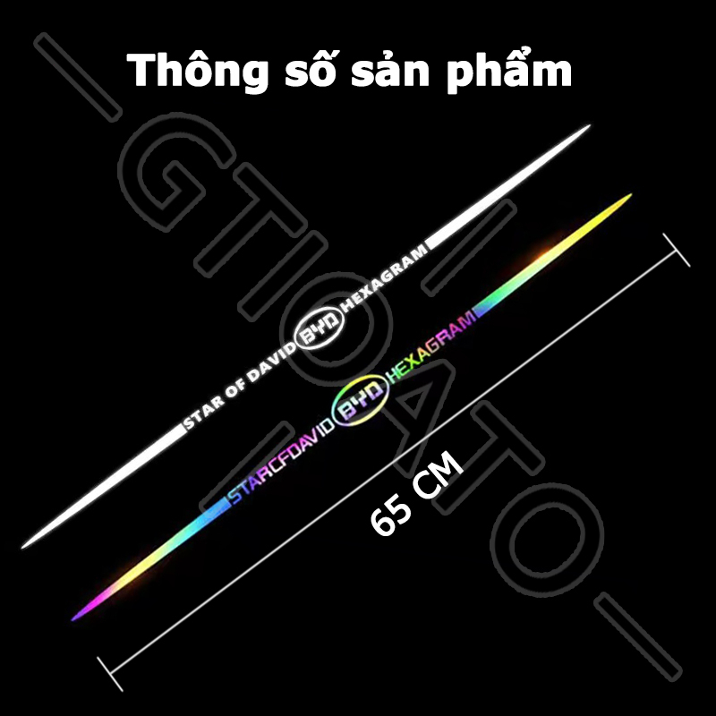 GTIOATO Màu Sắc Decal DáN Xe Trang Trí Ô Tô Phụ KiệN Xe HơI Cho BYD F0