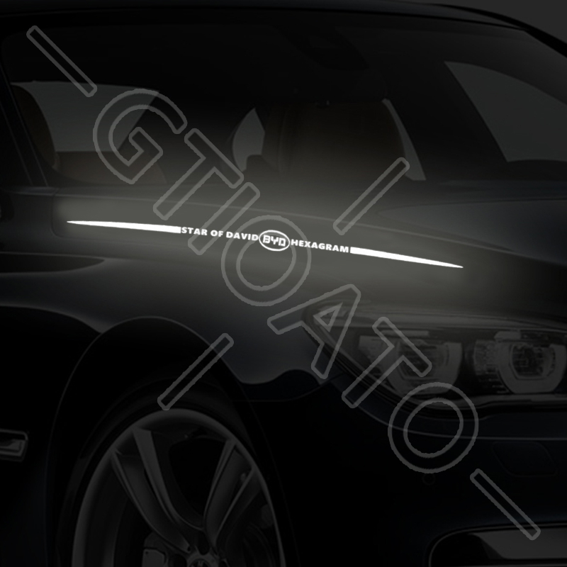 GTIOATO Màu Sắc Decal DáN Xe Trang Trí Ô Tô Phụ KiệN Xe HơI Cho BYD F0