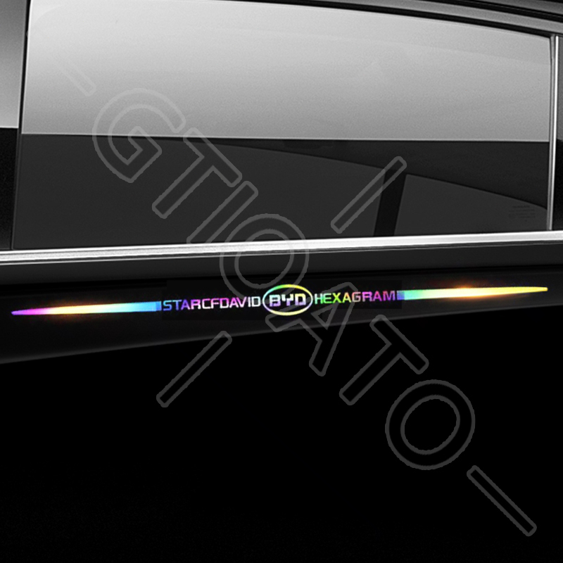 GTIOATO Màu Sắc Decal DáN Xe Trang Trí Ô Tô Phụ KiệN Xe HơI Cho BYD F0