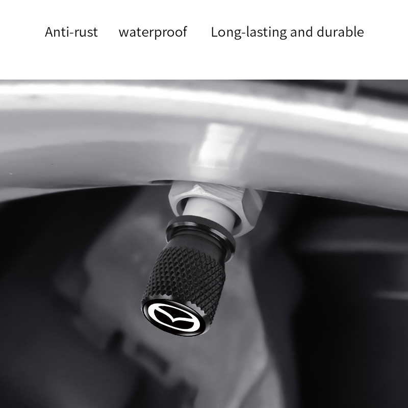 Set 4 Nắp Van Bánh Xe Hơi Mazda 5 6 323 626 RX8 CX5 CX-4 MX3 MX5 Atenza Axela