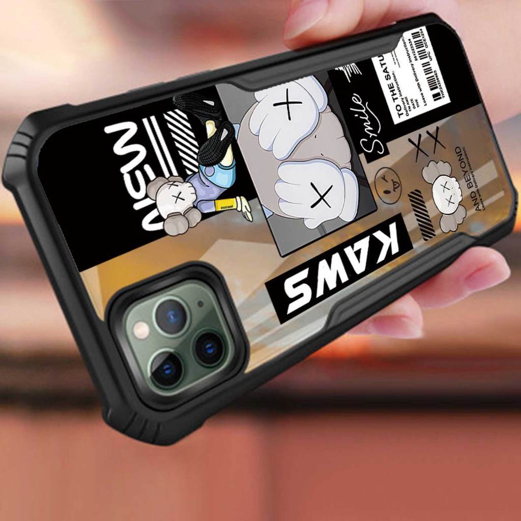 Ốp Điện Thoại Acrylic Chống Sốc In Hình KAWS Cho iPhone 11 12 12 14 Pro XS Max XR X XS 7 8 6 6s Plus 7 8 6 6s 5 SE 2 2020