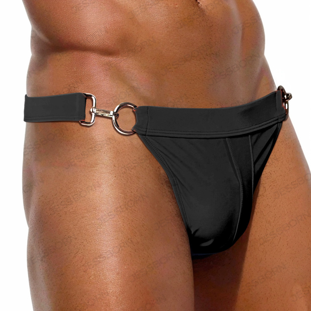 Quần Bơi Màu Trơn Khóa Kim Loại GG356 Cho Nam