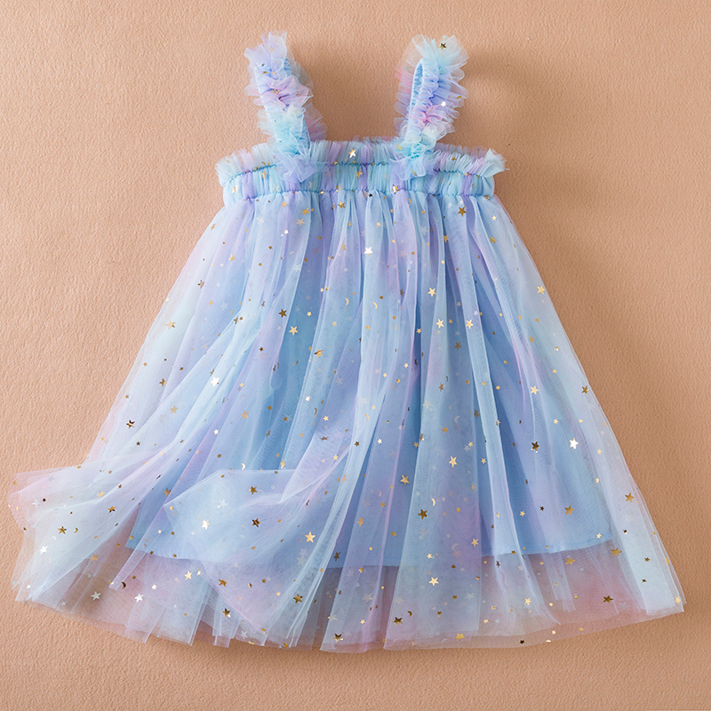 Đầm NNJXD phong cách công chúa thời trang xinh xắn cho bé gái từ 3 - 8 tuổi