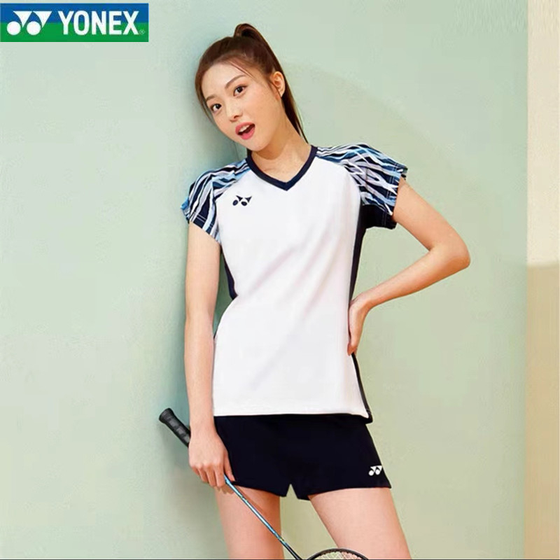 Bộ Quần Áo Tập Cầu Lông Ngắn Tay Thoáng Khí Nhanh Khô Cho Nam Nữ