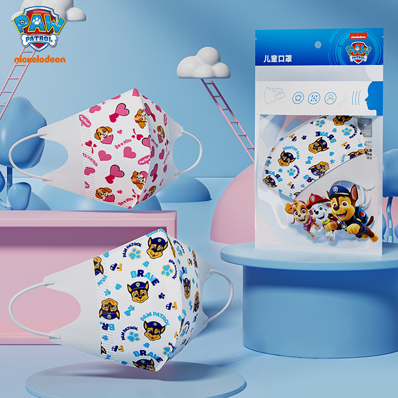 Khẩu Trang Họa Tiết Hoạt Hình 3D Dành Cho Bé 3-8 Tuổi