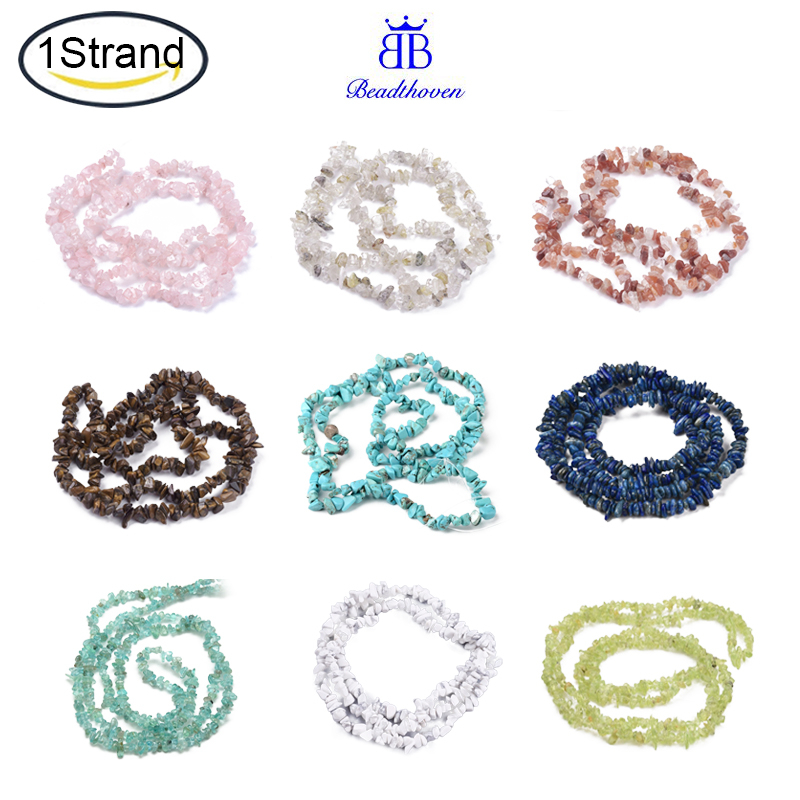 Chuỗi dây 240 hạt xỏ đá tự nhiên 3~9x3~9x2~4mm lỗ 1mm 34.6 inch