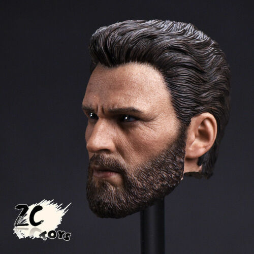 Mô Hình Đầu Nhân Vật Captain America Chris Evan Tỉ Lệ 1 / 6 12 "