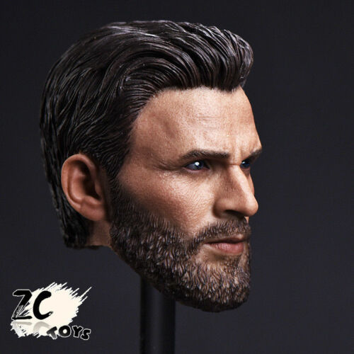 Mô Hình Đầu Nhân Vật Captain America Chris Evan Tỉ Lệ 1 / 6 12 "