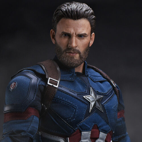 Mô Hình Đầu Nhân Vật Captain America Chris Evan Tỉ Lệ 1 / 6 12 "