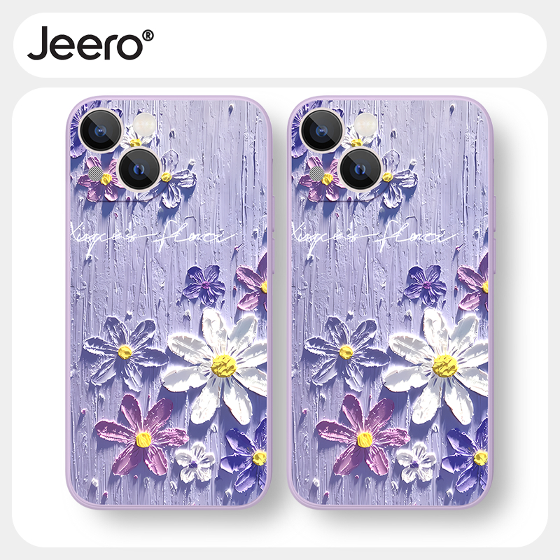Ốp lưng JEERO mềm dễ thương đẹp độc lạ chống sốc Cho iPhone 15 14 13 12 11 Pro Max SE 2020 X XR XS 8 7 ip 6S 6 Plus kute HFF3045
