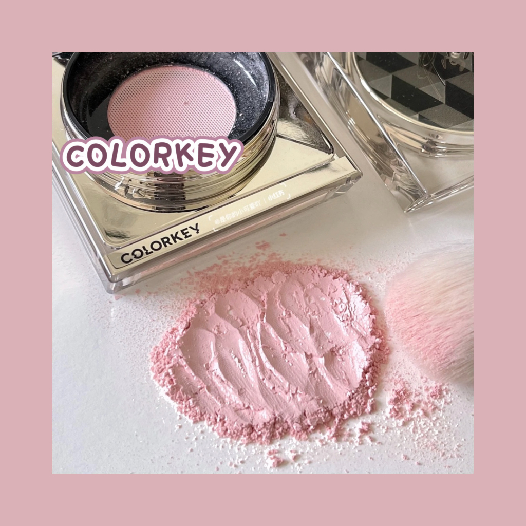COLORKEY Phấn Phủ Dạng Bột Lì Lâu Trôi Màu Sắc Thời Trang