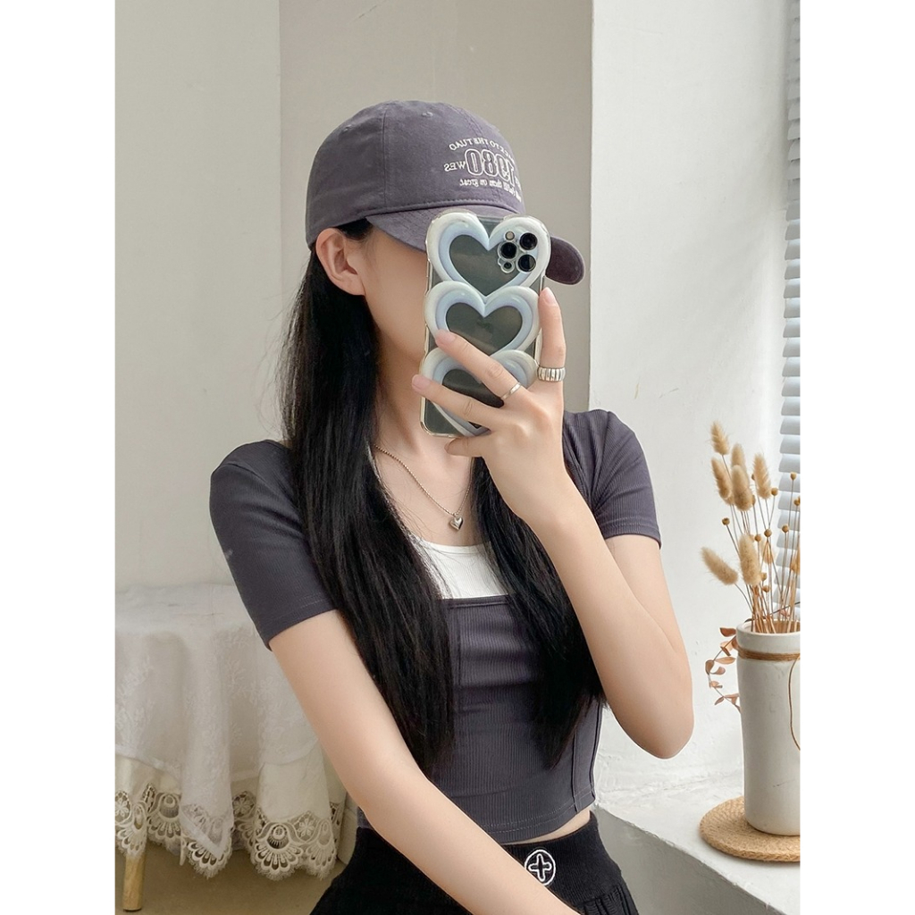 Hàng Mới Về Mũ Lưỡi Trai Nữ Thêu Chữ Thời Trang Hàn Quốc