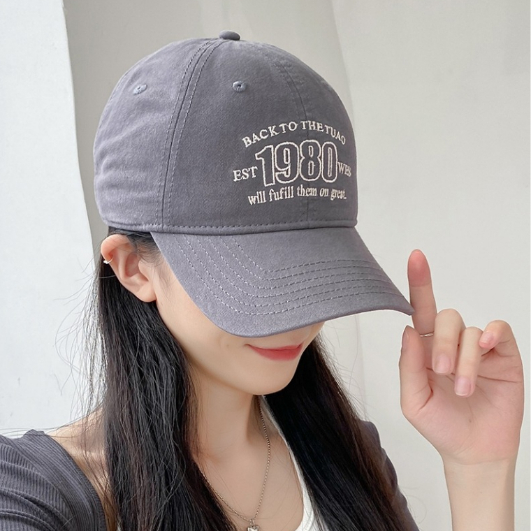 Hàng Mới Về Mũ Lưỡi Trai Nữ Thêu Chữ Thời Trang Hàn Quốc