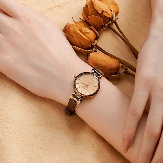 Đồng Hồ Quartz Julius Đính Đá Phong Cách Retro 925