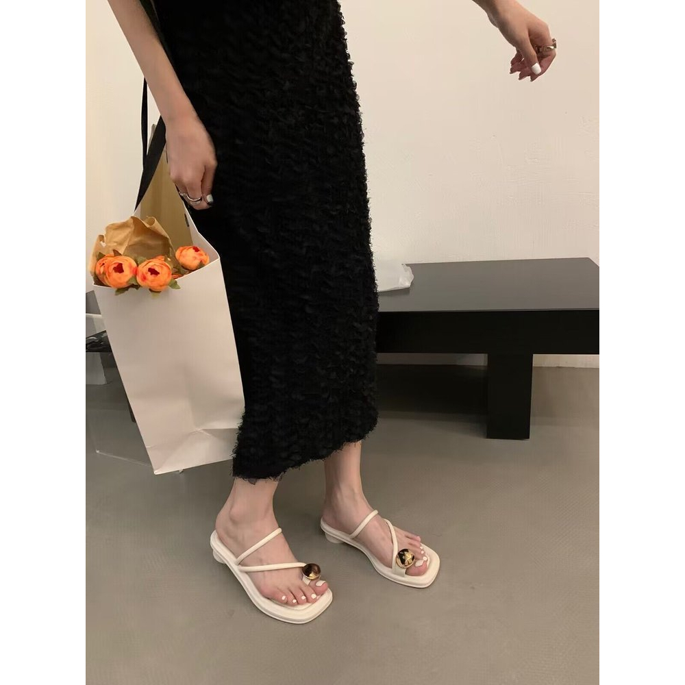 Giày Xăng Đan Đế Bằng Hở Ngón Thời Trang Trẻ Trung Cho Nữ