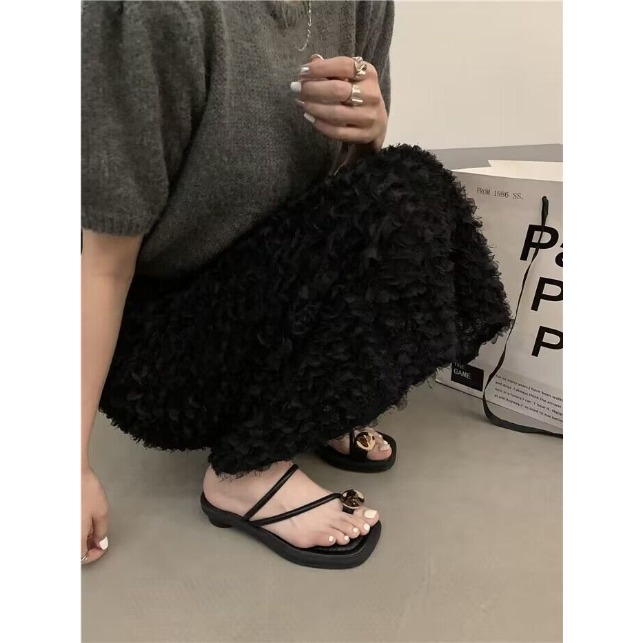 Giày Xăng Đan Đế Bằng Hở Ngón Thời Trang Trẻ Trung Cho Nữ