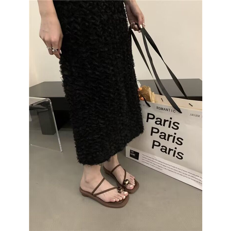 Giày Xăng Đan Đế Bằng Hở Ngón Thời Trang Trẻ Trung Cho Nữ