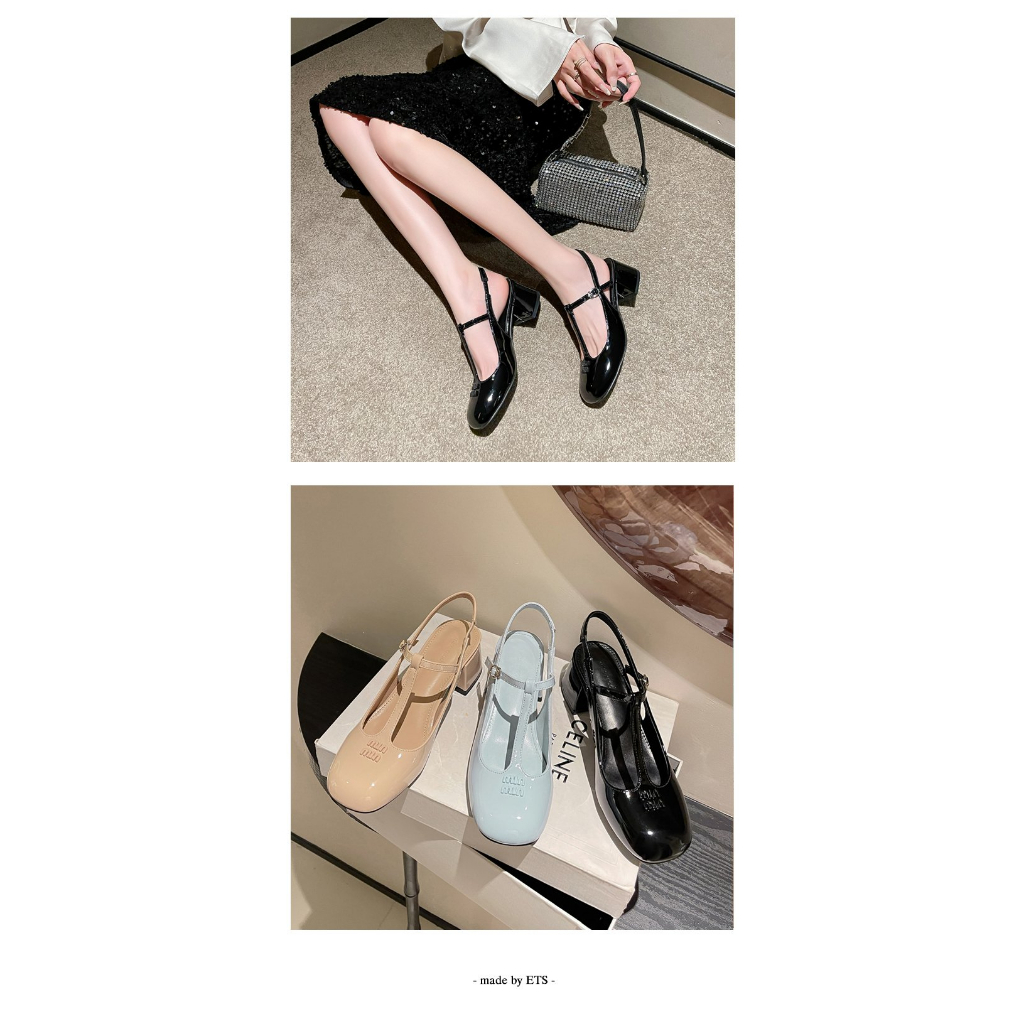 Giày Búp Bê Mũi Tròn Đế Bằng Thiết Kế Thoải Mái Thời Trang