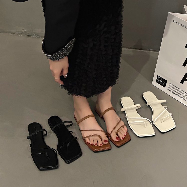 Giày Sandal Đế Bằng Thời Trang Dành Cho Nữ