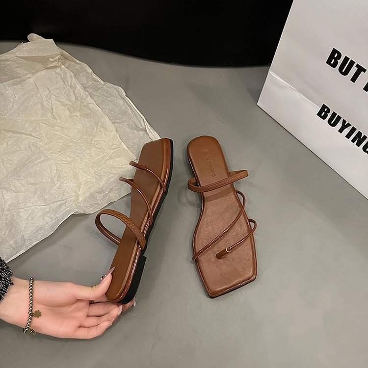 Giày Sandal Đế Bằng Thời Trang Dành Cho Nữ