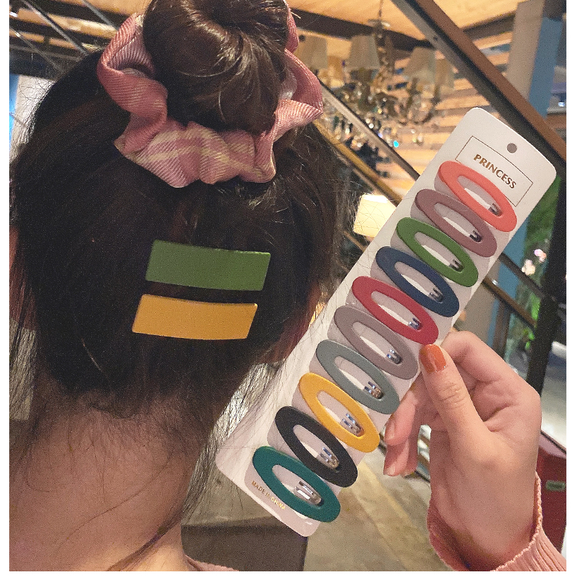 Set 10 Kẹp Tóc Kiểu Dáng Đáng Yêu Phong Cách Hàn Quốc