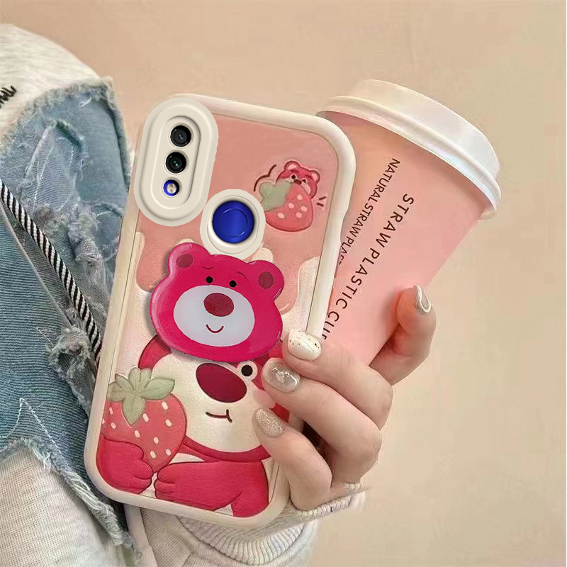 Ốp Điện Thoại Mềm Siêu Mỏng Có Giá Đỡ Hình Hoạt Họa Cho Redmi note 7 Pro 8 Pro 9 Pro 4G 5G