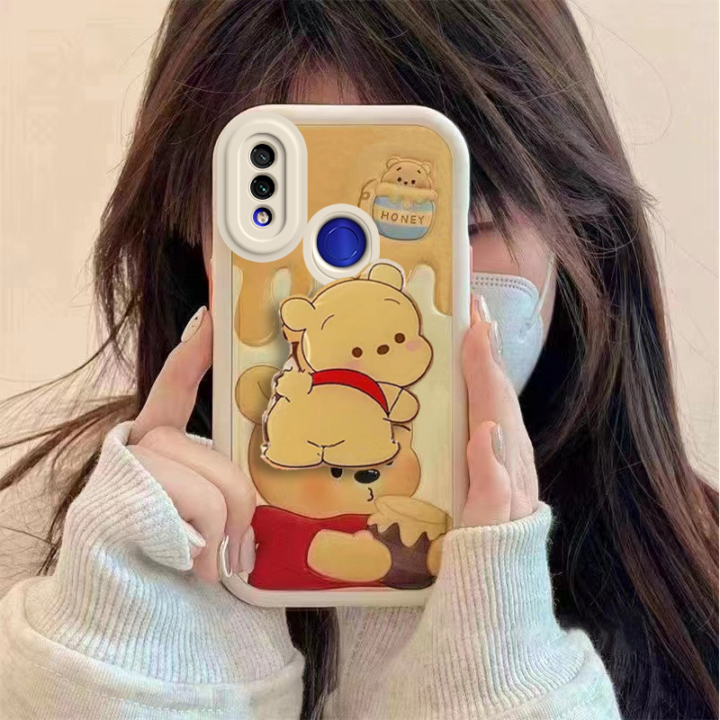 Ốp Điện Thoại Mềm Siêu Mỏng Có Giá Đỡ Hình Hoạt Họa Cho Redmi note 7 Pro 8 Pro 9 Pro 4G 5G