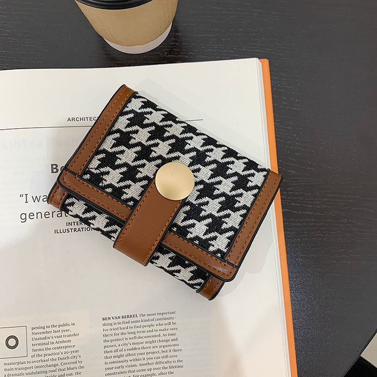 Ví Dài Gập Ba Đa Năng Thời Trang Cho Nữ Giá Đỡ