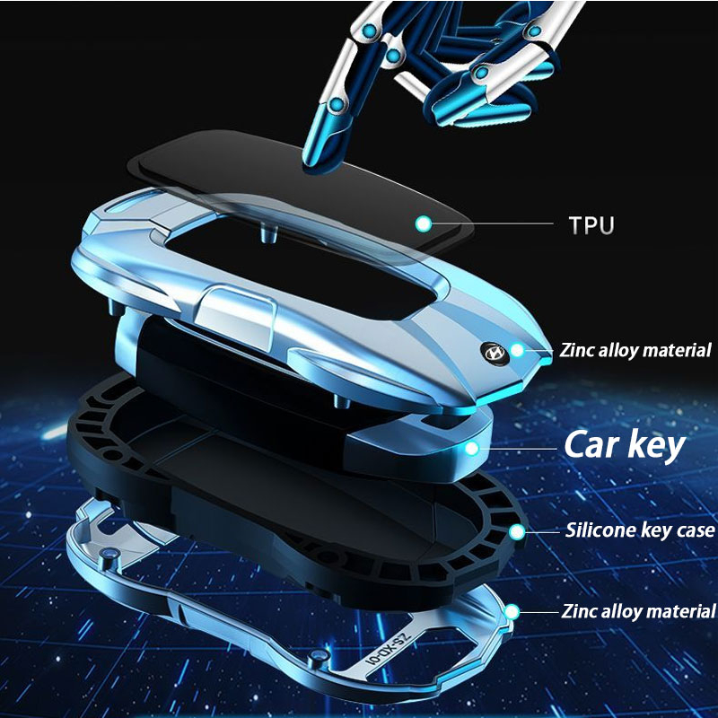 Vỏ Bảo Vệ Chìa Khóa Xe Hơi Hyundai i10 Kona Getz Accent Elantra Tucson I30 Santafe Creta ix35 I20 I40 H1 Matrix