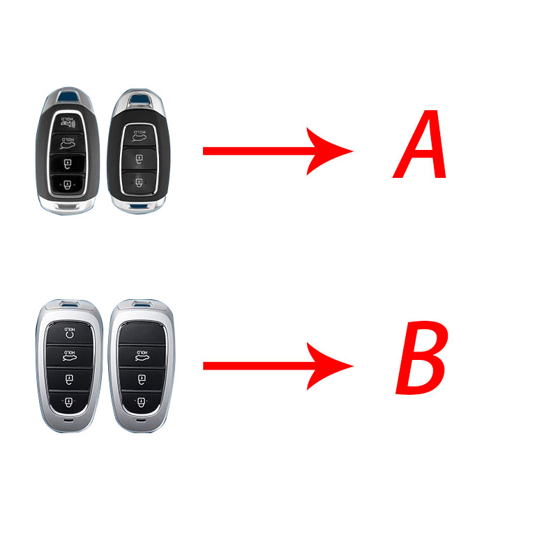 Vỏ Bảo Vệ Chìa Khóa Xe Hơi Hyundai i10 Kona Getz Accent Elantra Tucson I30 Santafe Creta ix35 I20 I40 H1 Matrix