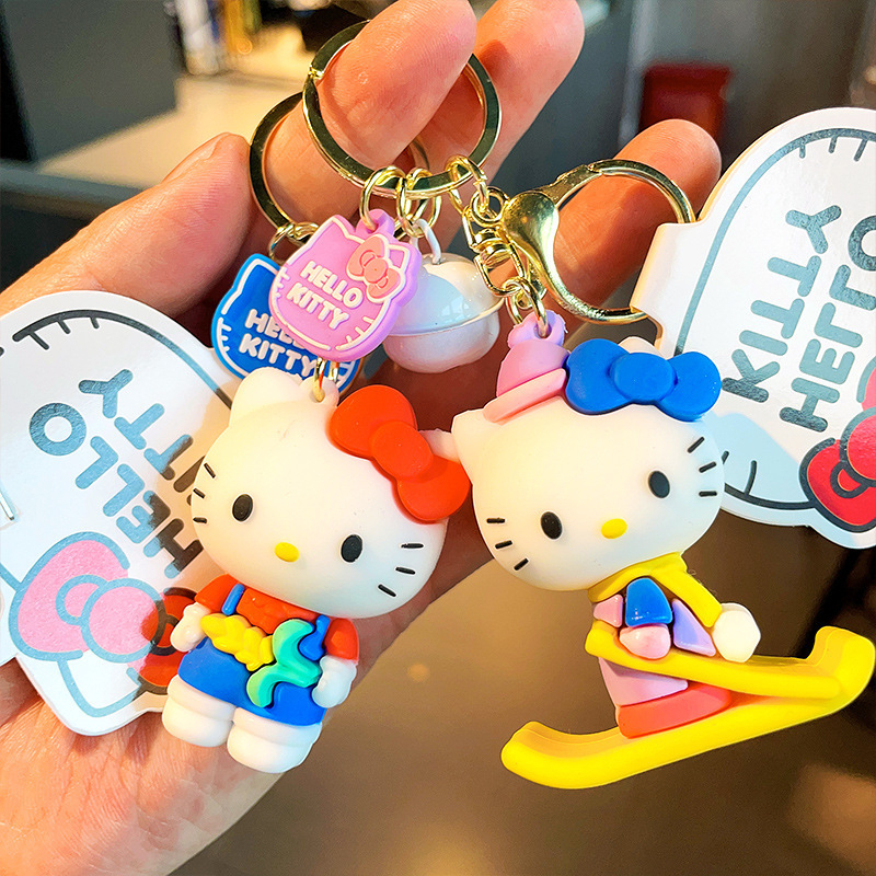 Móc Khóa Hình Búp Bê Hello Kitty Dễ Thương