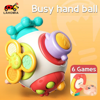 LAHOMIA Đồ chơi Montessori Busy Egg hỗ trợ giáo dục sớm dạy nắm bóng cảm ứng cho trẻ sơ sinh