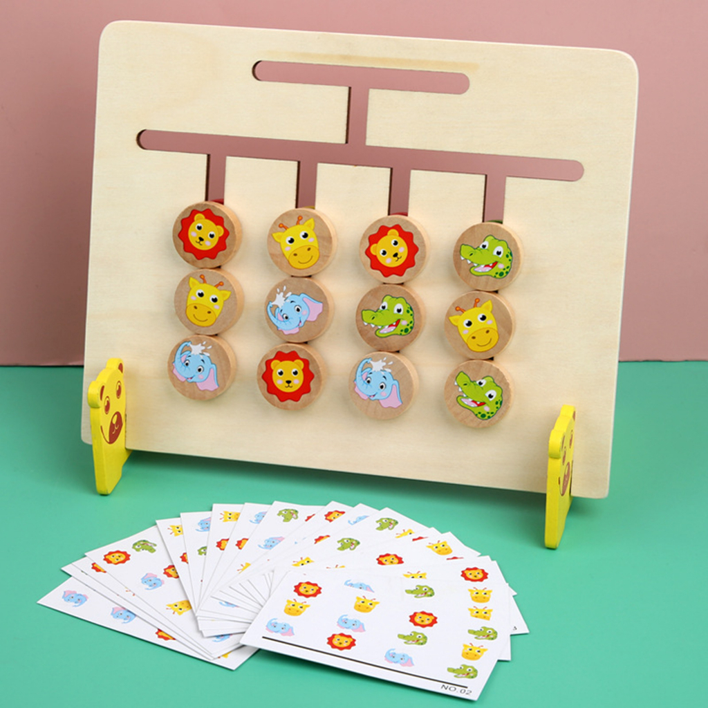 LAHOMIA Đồ chơi xếp hình nhiều màu sắc giáo dục cho trẻ em