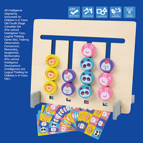 LAHOMIA Đồ chơi xếp hình nhiều màu sắc giáo dục cho trẻ em