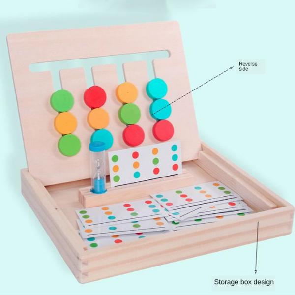 LAHOMIA Đồ chơi xếp hình nhiều màu sắc giáo dục cho trẻ em