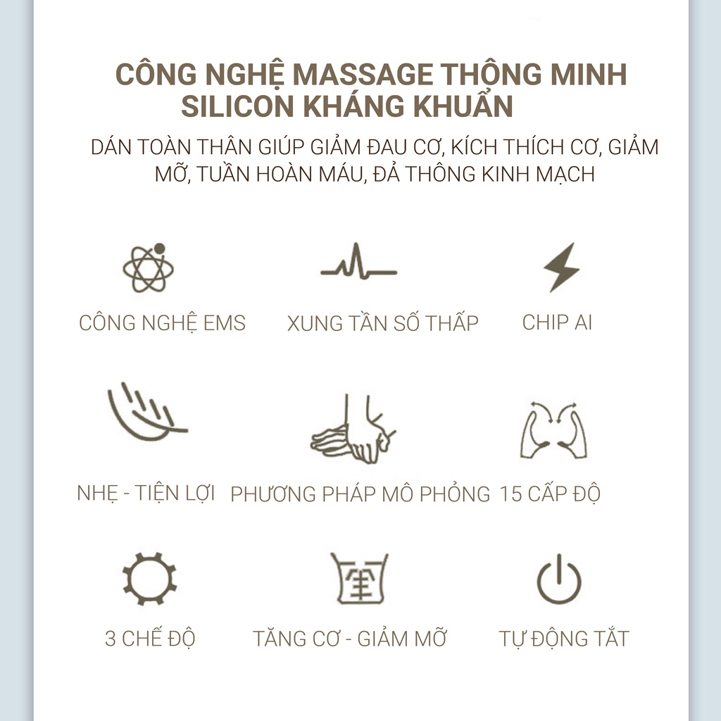 Máy Mát Xa Cột Sống Cơ Thể Thông Minh
