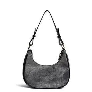 Túi Xách Denim Thêu Họa Tiết Thời Trang Hàn Quốc Cho Nữ