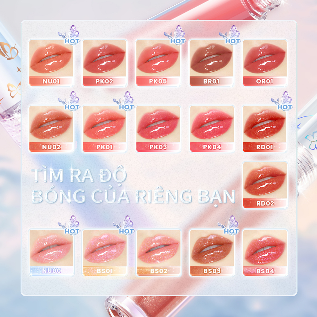 Son Bóng Dưỡng Ẩm Focallure 3 Phong Cách 2.8g