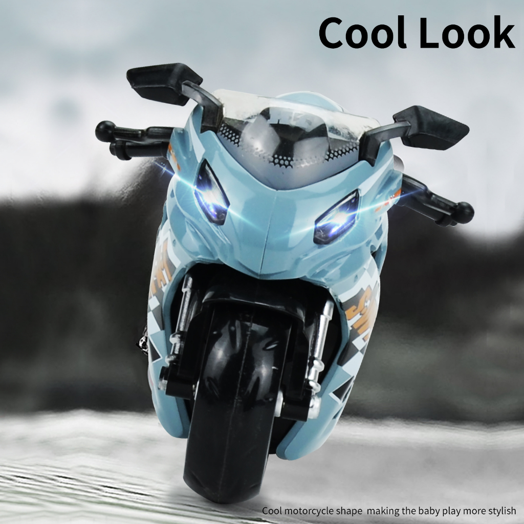 Đồ Chơi Xe Mô Tô Cảnh Sát Điện Tử Có Đèn Và Nhạc Cho Bé 3 Tuổi