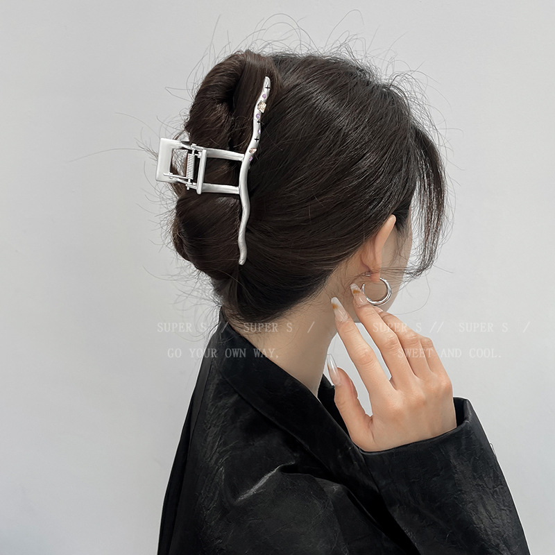 Kẹp Tóc Đính Đá Zircon Màu Sắc Ngôi Sao Chất Lượng Cao Cho Nữ