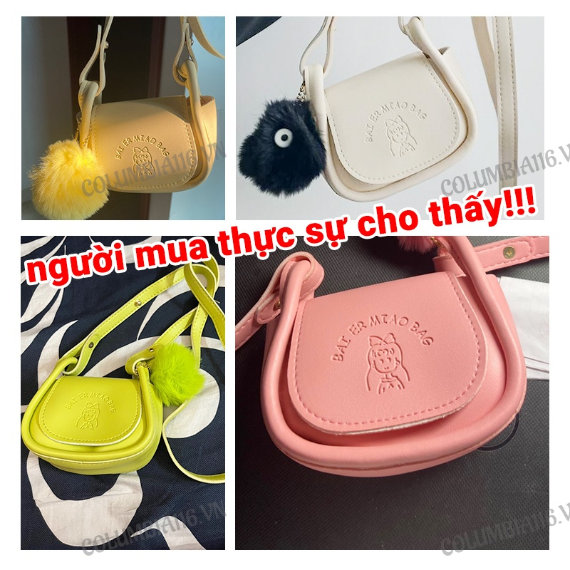 CHERLKOLRS Túi Da Đeo Chéo mini Đựng Son Môi / Tai Nghe Thời Trang Cho Nữ