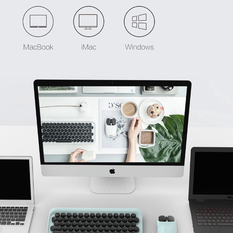 Chuột LOFREE bluetooth 2.4G không dây cho máy tính 2.4G dual mode wireless Bluetooth mouse