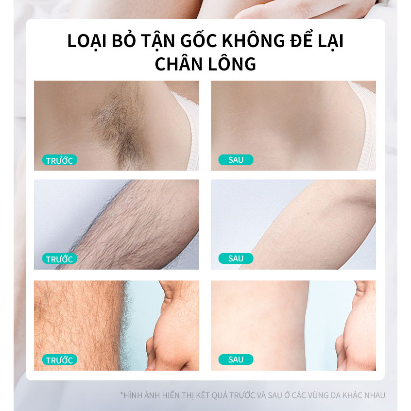 Kem tẩy lông DELEVENTH 60ml triệt lông an toàn không đau rát cho vùng kín/ nách/ tay chân