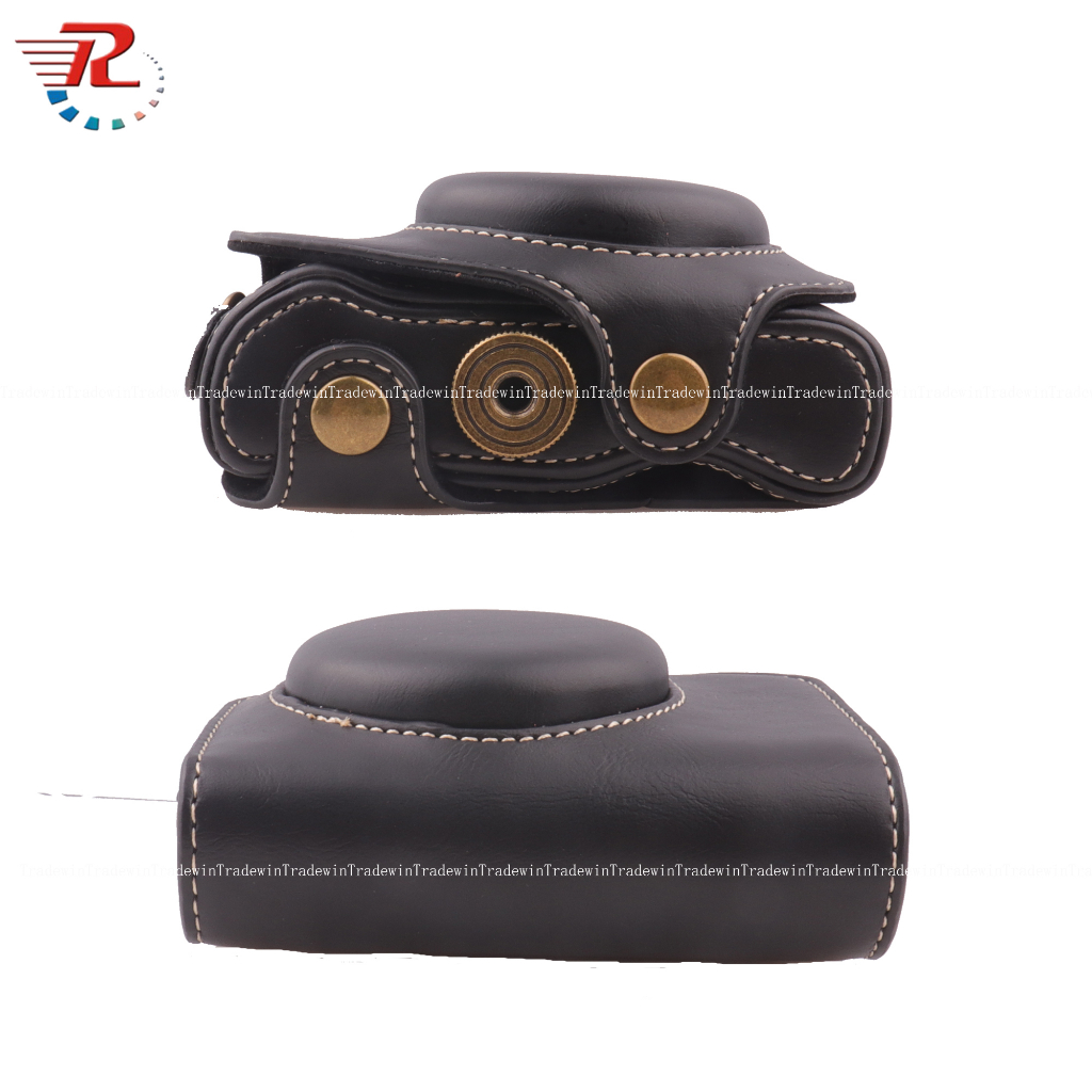 Túi Da Pu Đựng Máy Ảnh Canon G7X2 G7Xii G7X Mark ii Canon G7X2 G7Xii G7X Mark ii Có Dây Đeo Vai