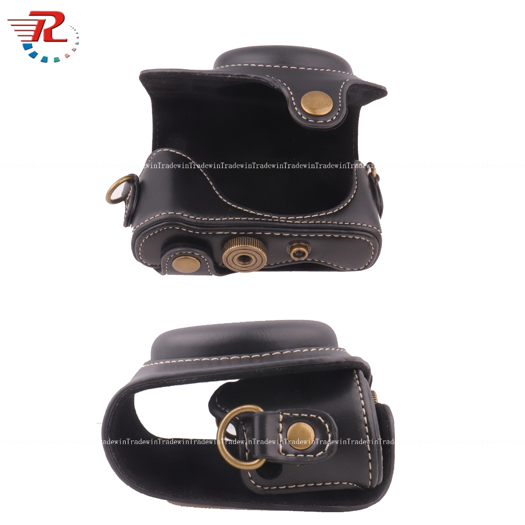 Túi Da Pu Đựng Máy Ảnh Canon G7X2 G7Xii G7X Mark ii Canon G7X2 G7Xii G7X Mark ii Có Dây Đeo Vai