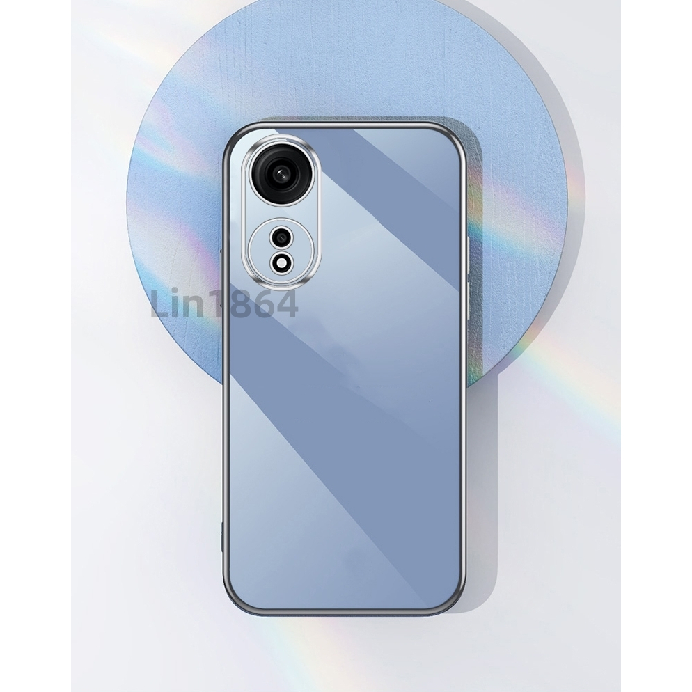 ốp lưng mềm mạ sang trọng tương thích với Cho OPPO A1Pro A93/F17Pro A93S A95 A97 A1K A16K A16 A16S A16E A17 Ốp silicon TPU màu trơn đơn giản case