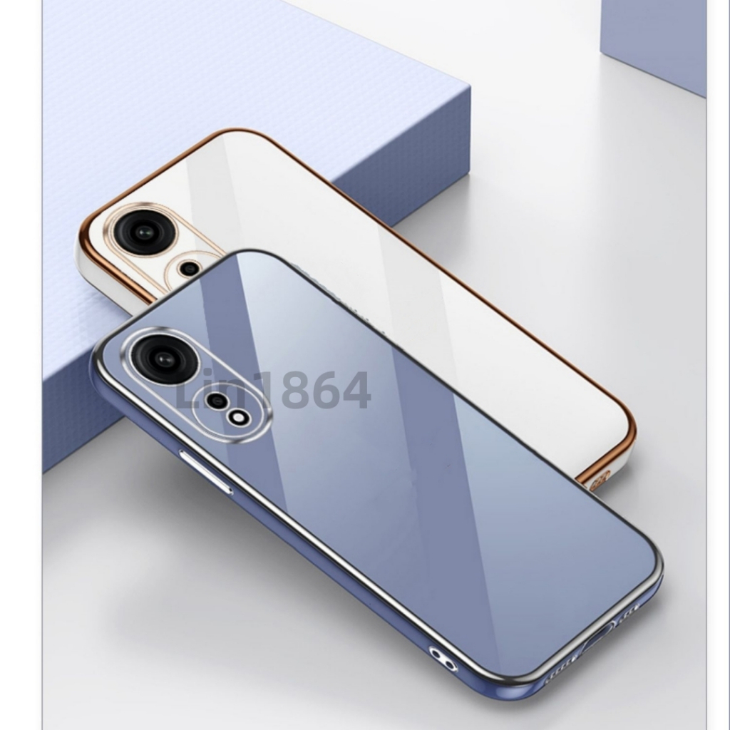 ốp lưng mềm mạ sang trọng tương thích với Cho OPPO A1Pro A93/F17Pro A93S A95 A97 A1K A16K A16 A16S A16E A17 Ốp silicon TPU màu trơn đơn giản case